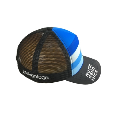 শ্বাস প্রশ্বাস 5 প্যানেল Sublimation মুদ্রিত ট্রাকার টুপি বেসবল ট্রাকার টুপি